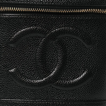 Chanel Caviar Vanity Cosmetic Case Black 9 of 13