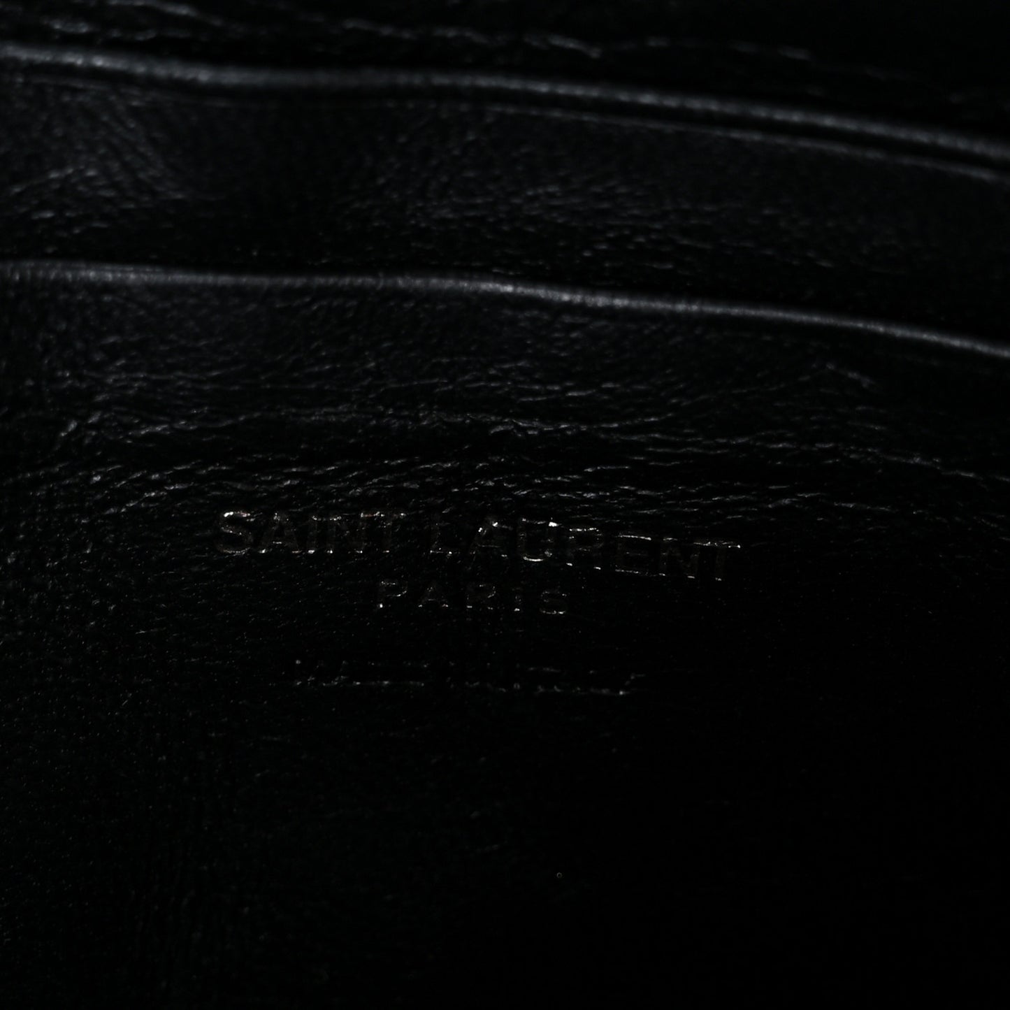 Calfskin Matelasse Monochrome Monogram Mini Lou Camera Bag Black