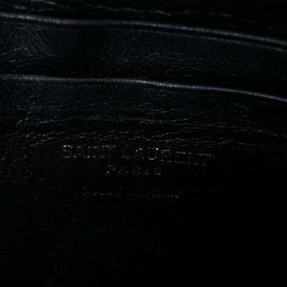 Saint Laurent Calfskin Matelasse Monochrome Monogram Mini Lou Camera Bag Black 5 of 10