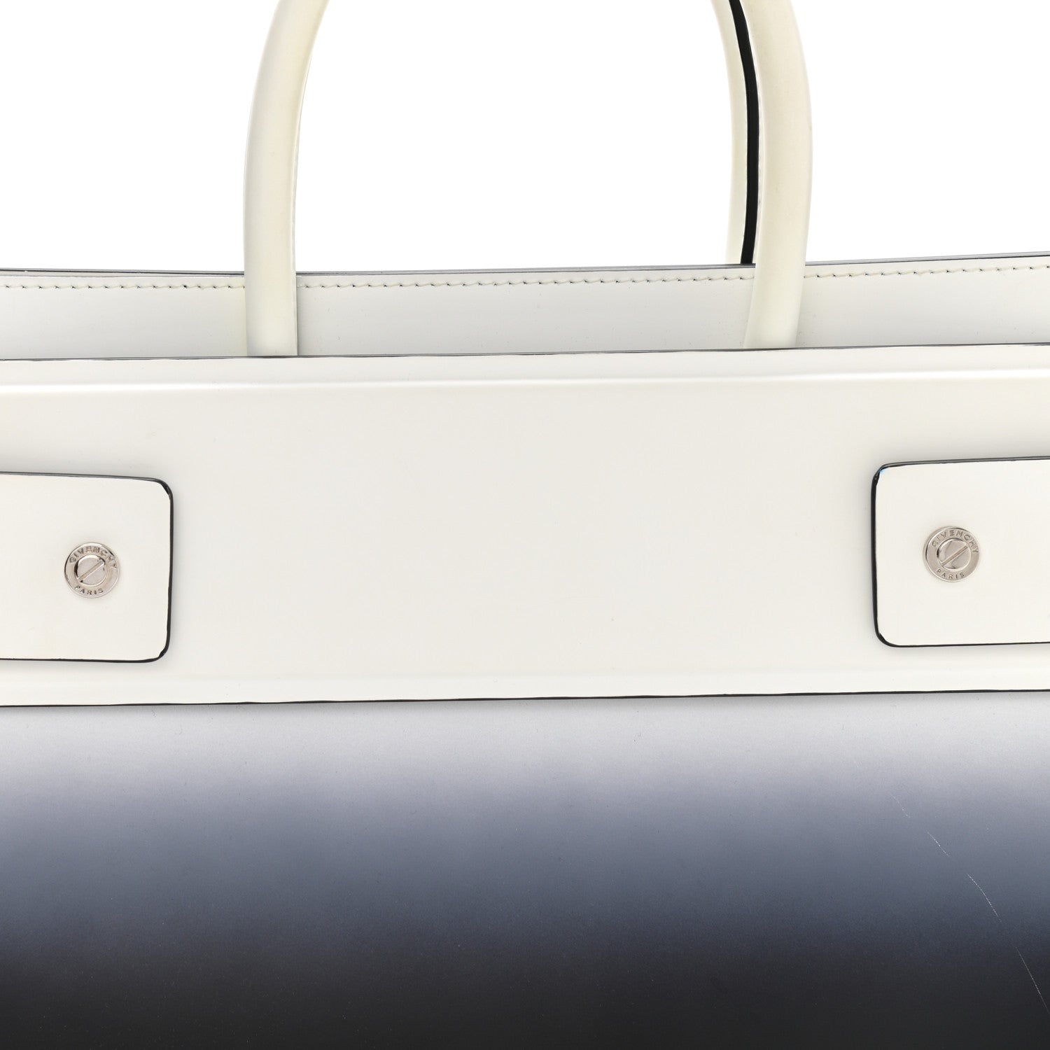 Givenchy Smooth Calfskin Small Degrade Horizon Satchel White Purple 8 of 14