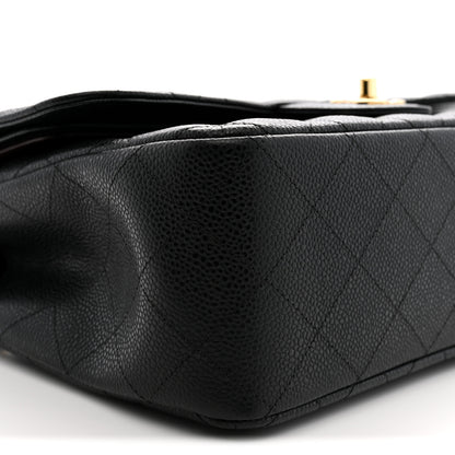 Chanel Caviar Quilted Jumbo Double Flap Black 9 of 11