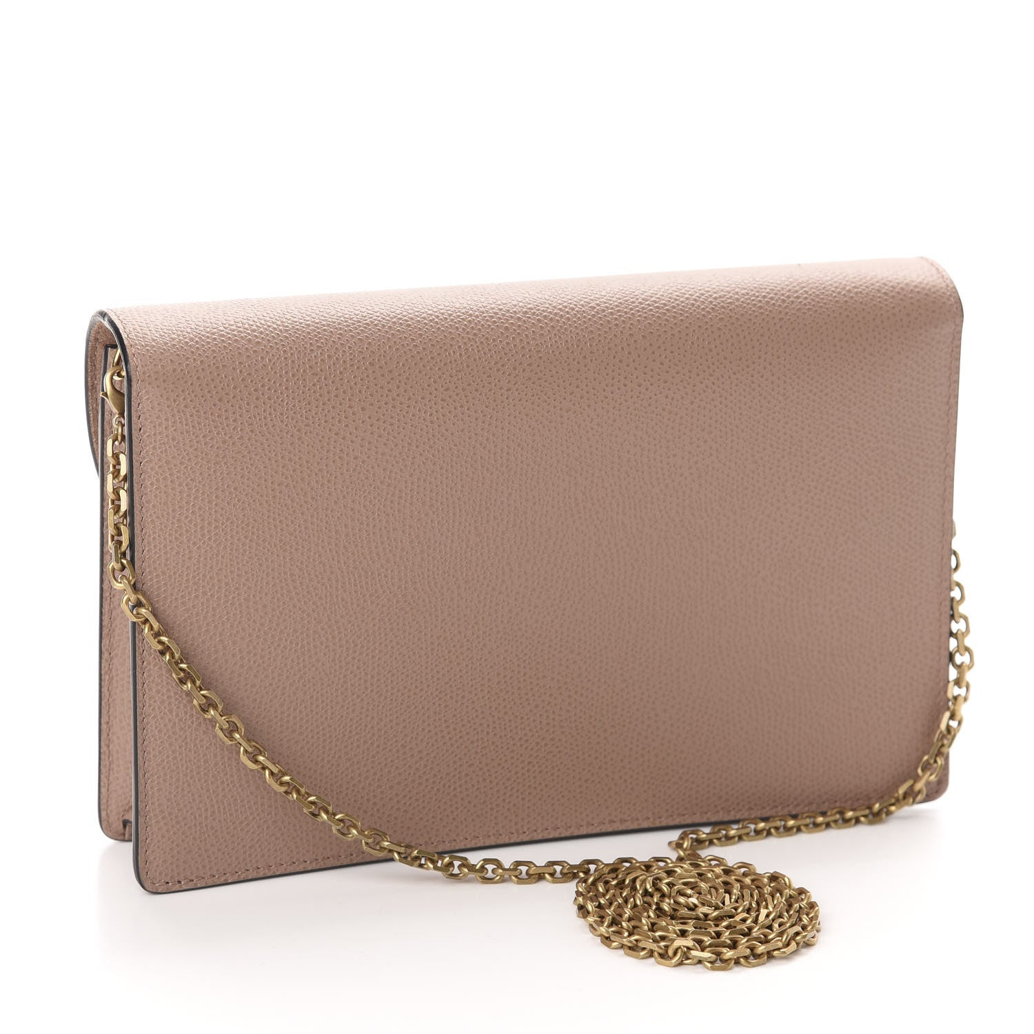 Christian Dior Grained Calfskin Saddle Chain Pouch Fard 3 of 10