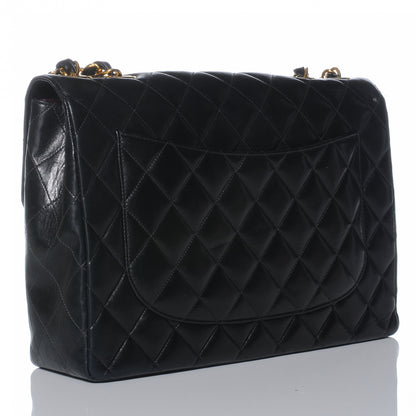 Chanel Lambskin Jumbo Single Flap Black 3 of 8