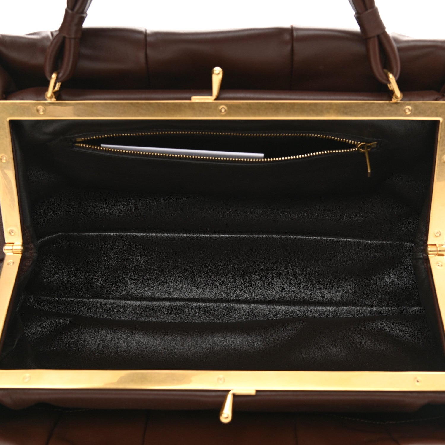 Celine Calfskin Medium Purse Bag Dark Brown 5 of 11