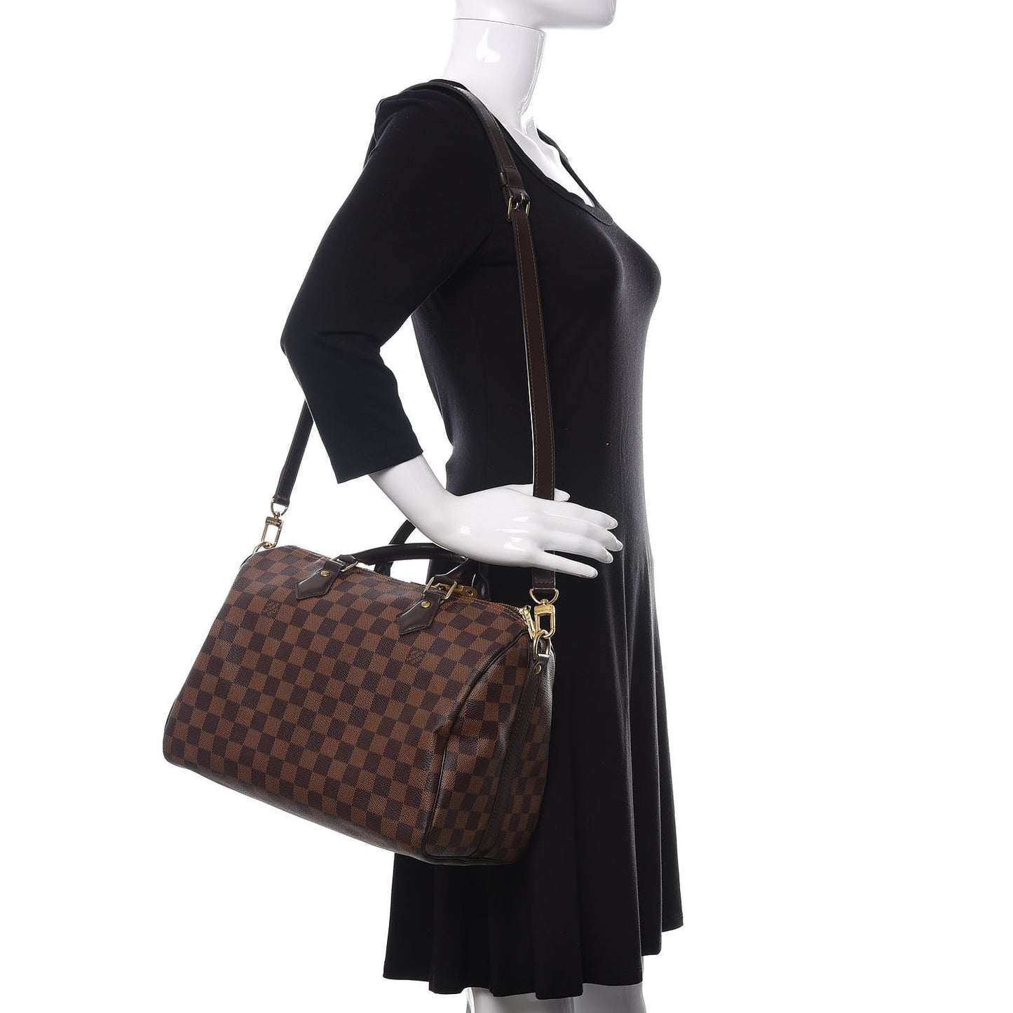 Damier Ebene Speedy Bandouliere 30