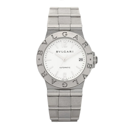Bulgari Stainless Steel 35mm Diagono Automatic Watch 1 of 4