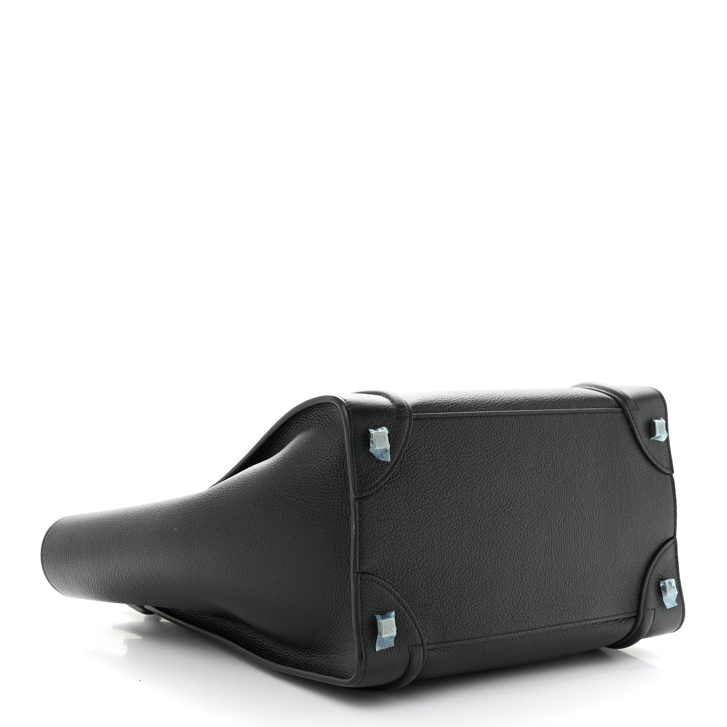 Celine Drummed Calfskin Mini Luggage Black 4 of 10