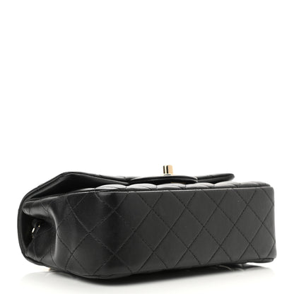 Chanel Lambskin Quilted Mini Rectangular Flap Black 4 of 11
