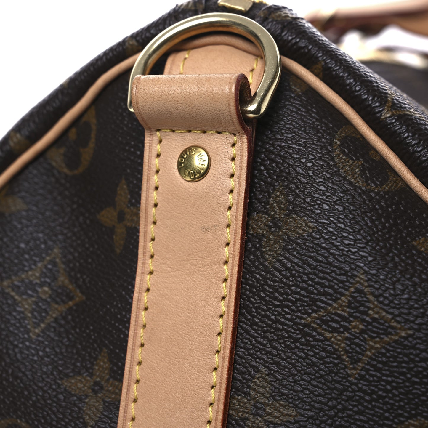 Monogram My LV Heritage Keepall Bandouliere 50 Light Gray White