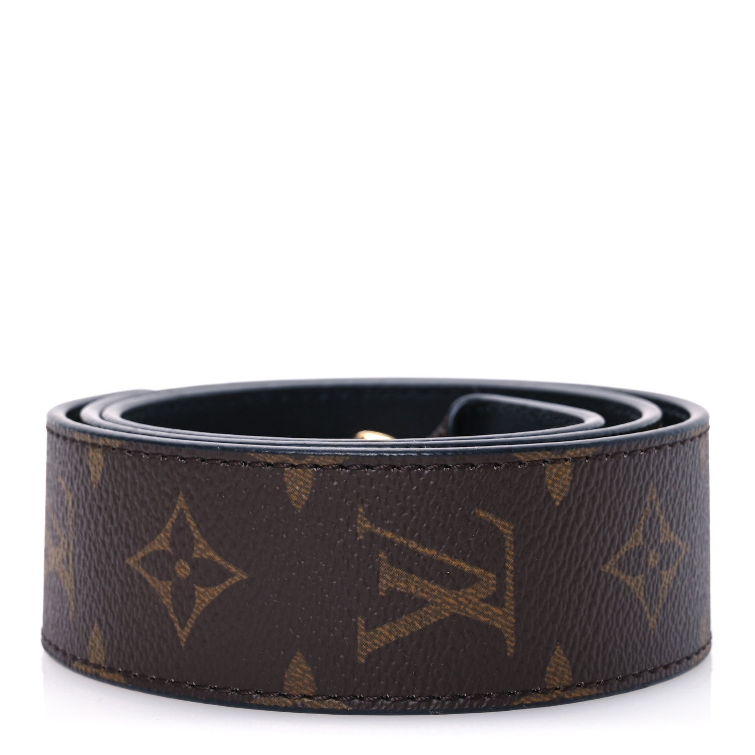 Louis Vuitton Monogram Bandouliere Shoulder Strap Black 2 of 5