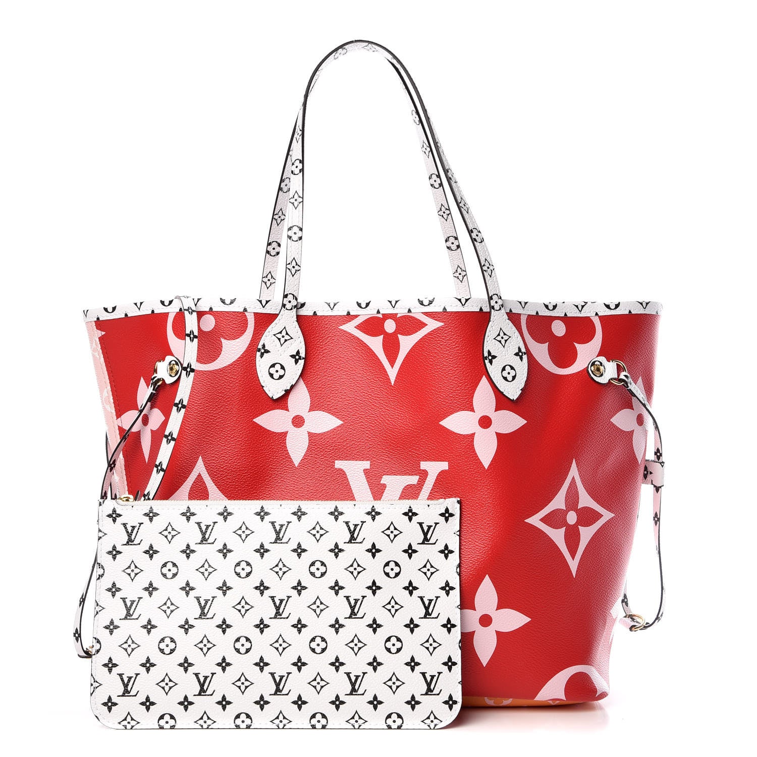 Louis Vuitton Monogram Giant Neverfull MM Rouge 1 of 11
