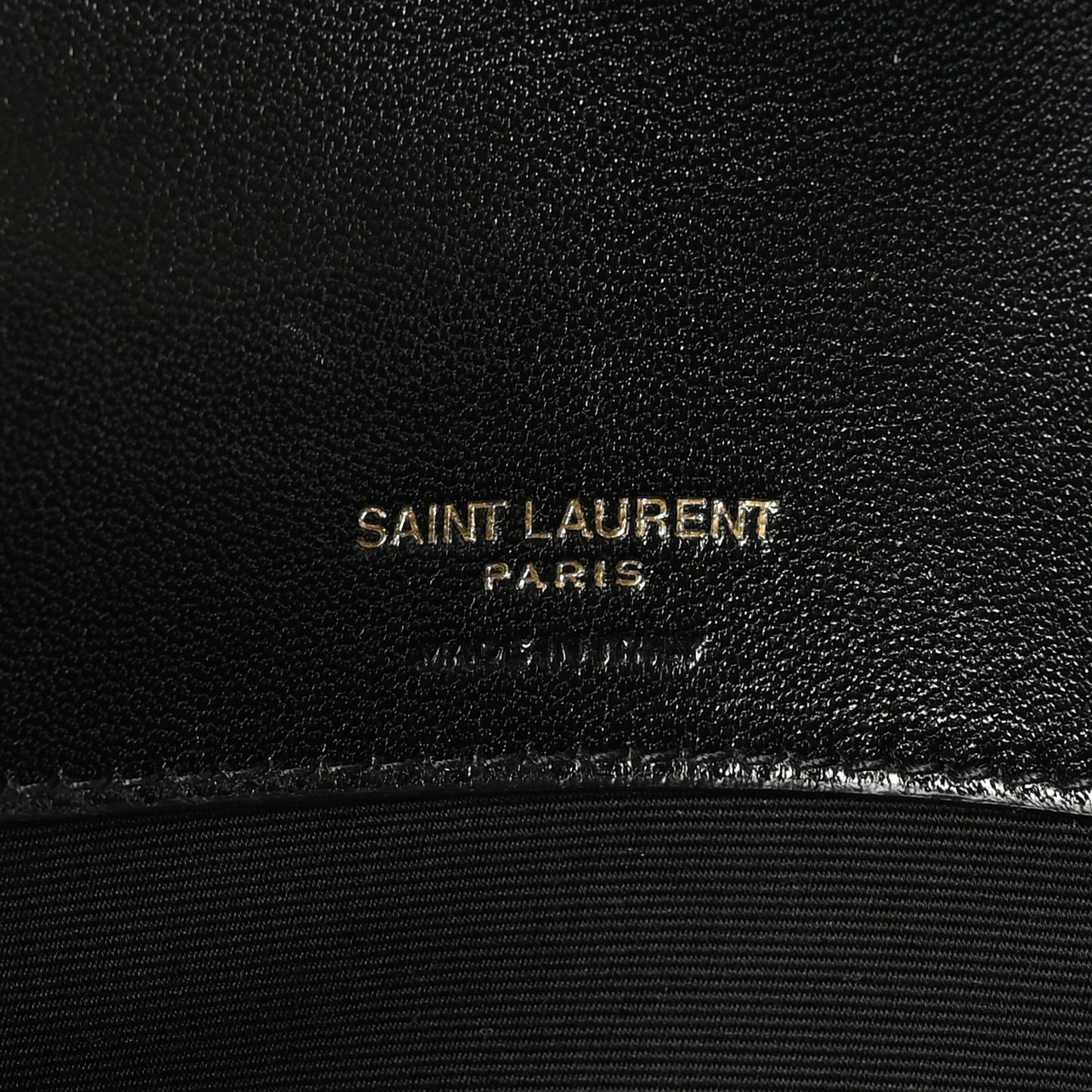 Lambskin Chevron Quilted Medium Loulou Black