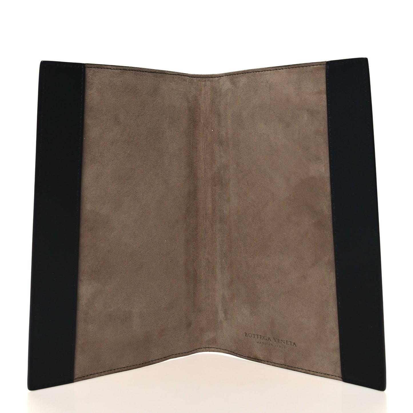 Nappa Intrecciato Notebook Cover Black White