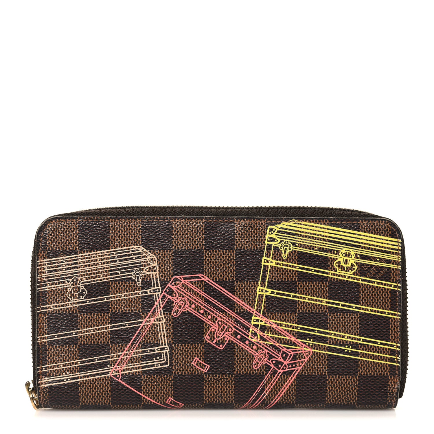 Louis Vuitton Damier Ebene 2014 Christmas Animation Zippy Wallet 1 of 7