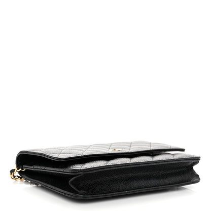 Chanel Caviar Quilted Wallet on Chain WOC Black 4 of 12