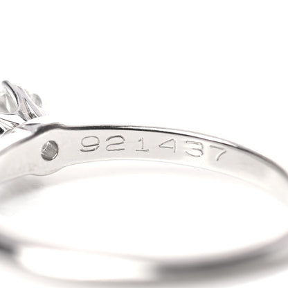 Tiffany Platinum Diamond .25ct Solitaire Engagement Ring 51 5.75 4 of 5