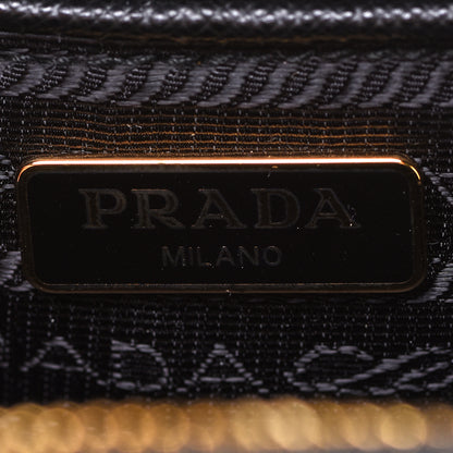 Prada Saffiano Fiocco Bow Camera Crossbody Bag Black 6 of 11