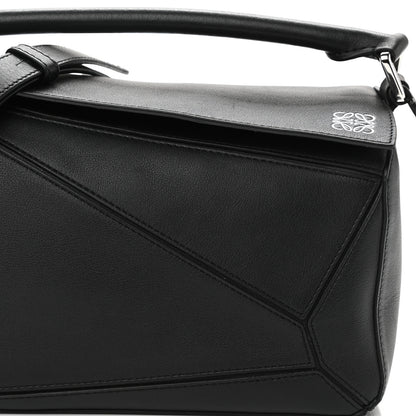 Loewe Calfskin Small Puzzle Bag Black 8 of 11