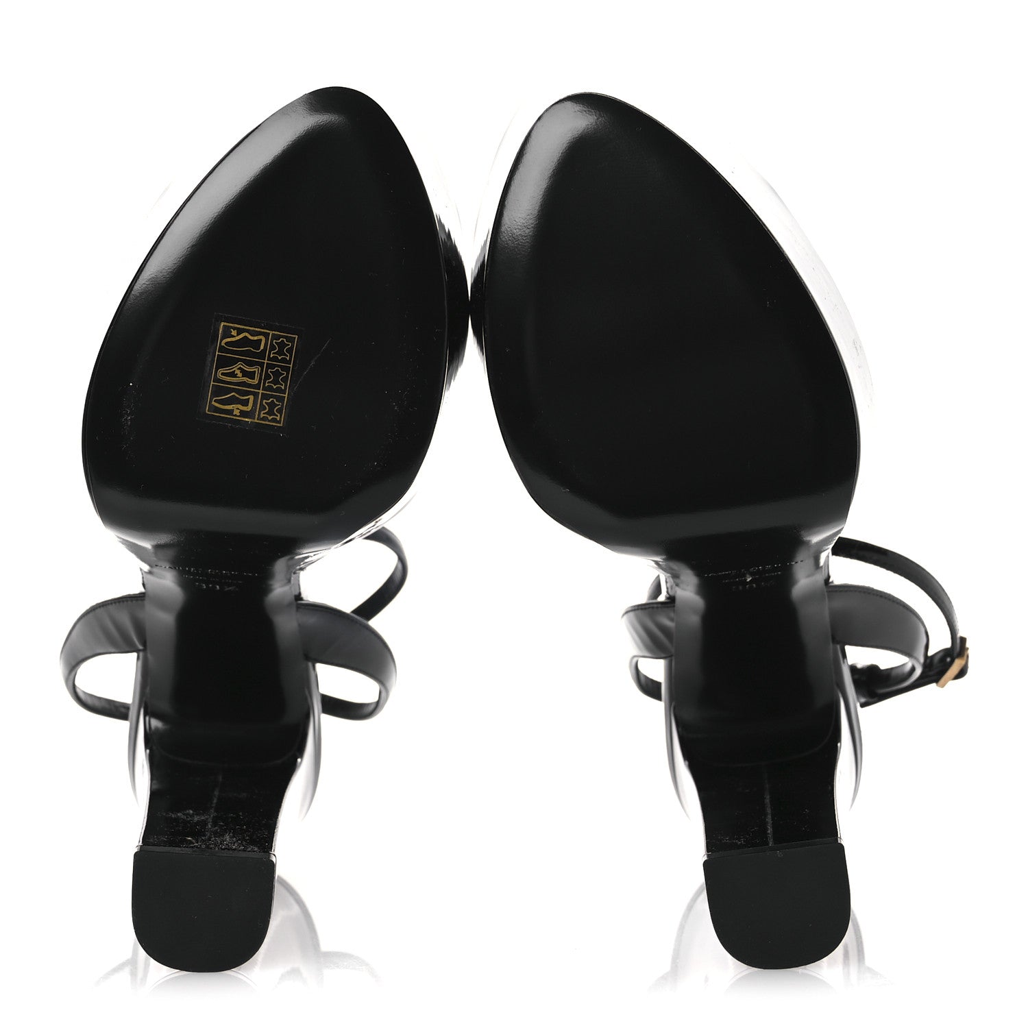 Saint Laurent Patent Jodie 95 Platform Sandals 39.5 Black 7 of 10