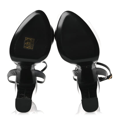 Saint Laurent Patent Jodie 95 Platform Sandals 39.5 Black 7 of 10