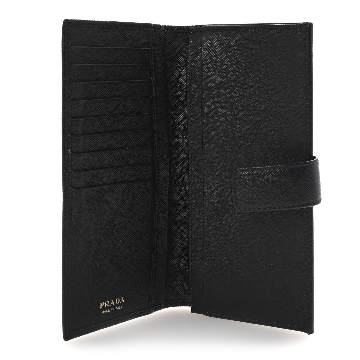Saffiano Metal Large Wallet Black