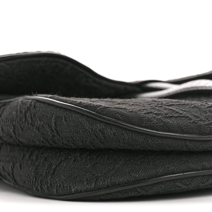 Christian Dior Monogram Saddle Bag Black 9 of 13