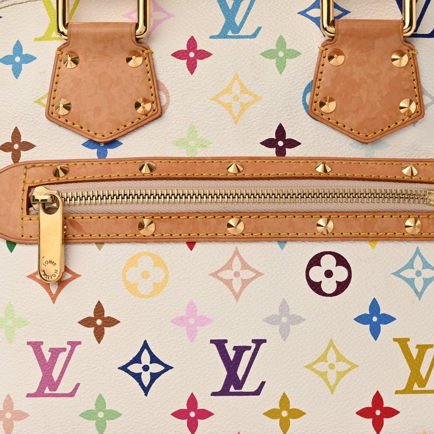 Louis Vuitton Monogram Multicolor Alma White 7 of 11