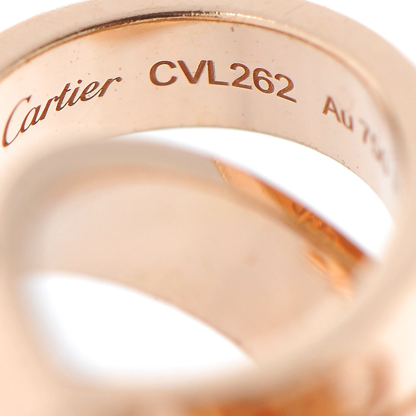 18K Pink Gold Interlocking LOVE Bracelet
