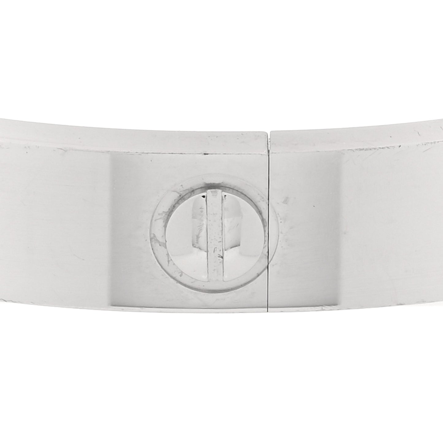 18K White Gold 4 Diamond LOVE Bracelet 18