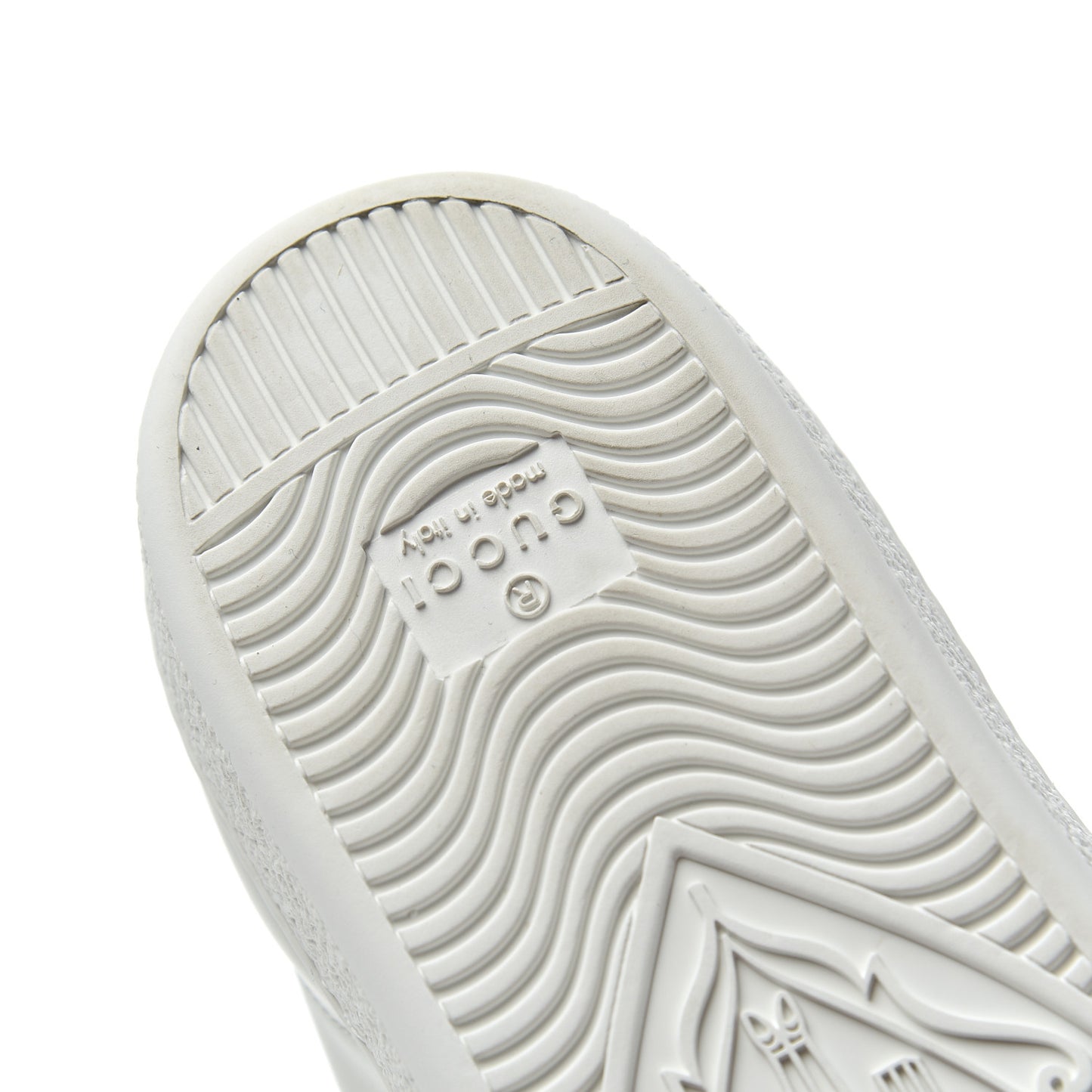Calfskin Ayers Bee Embroidered Womens Ace Sneakers 37.5 White Green