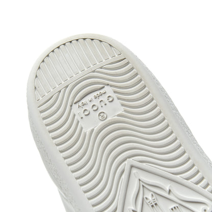 Gucci Calfskin Ayers Bee Embroidered Womens Ace Sneakers 37.5 White Green 17 of 18