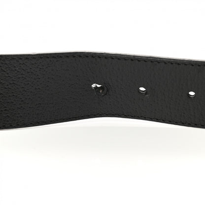 Gucci Textured Calfskin Double G 40mm Belt 105 42 Black 6 of 7