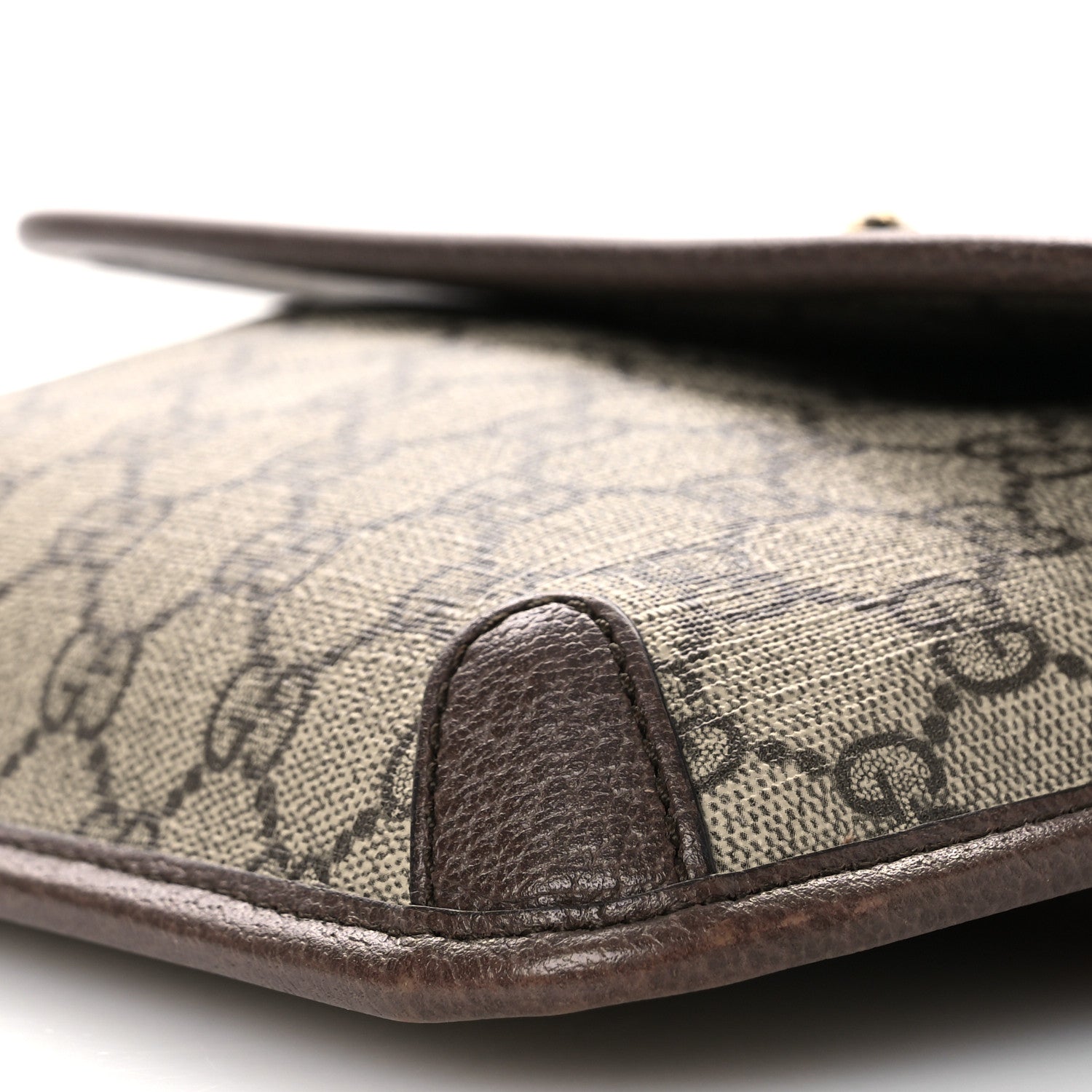 Gucci GG Supreme Monogram Neo Vintage Web Belt Bag Brown 10 of 11
