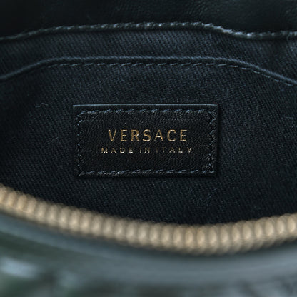 Versace Nappa Barocco Quilted Vanitas Chain Crossbody Bag Black 6 of 12