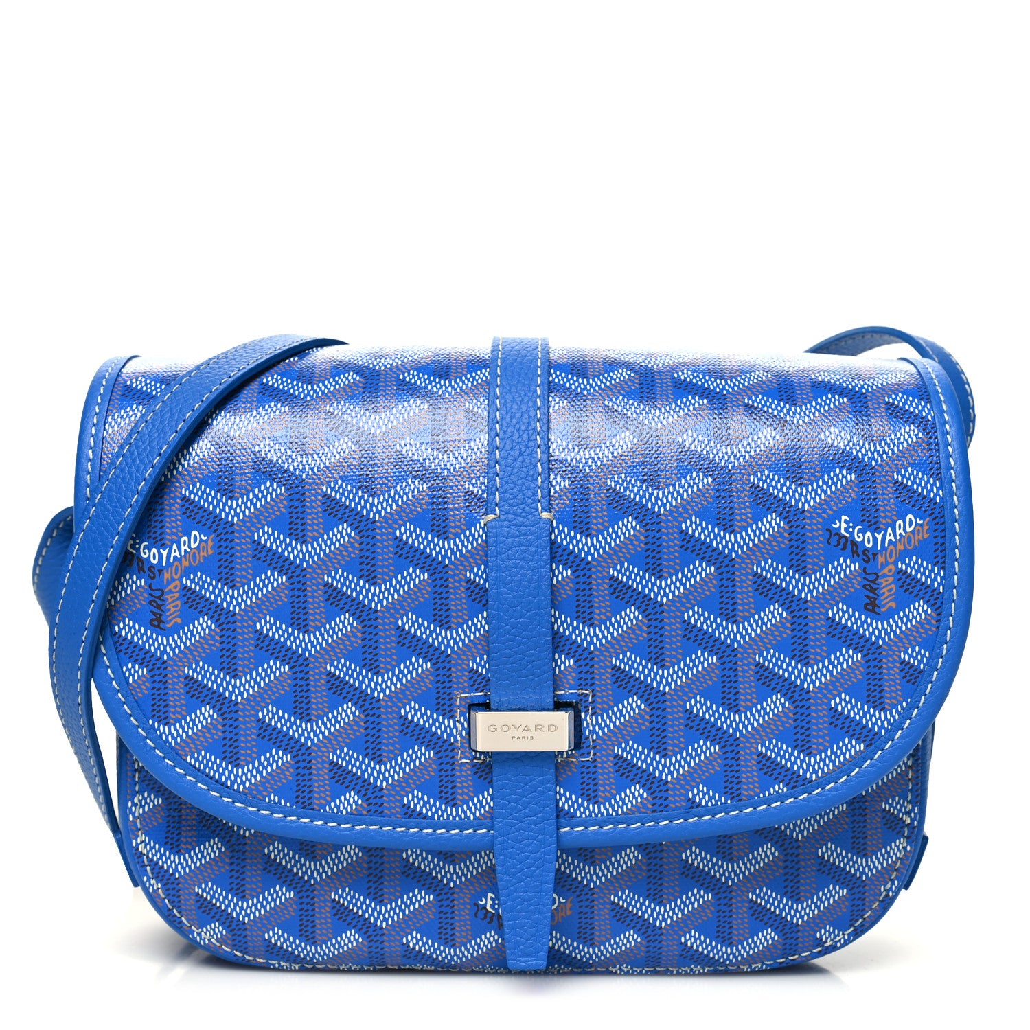 Goyard Goyardine Belvedere II PM Messenger Bag Sky Blue 1 of 9