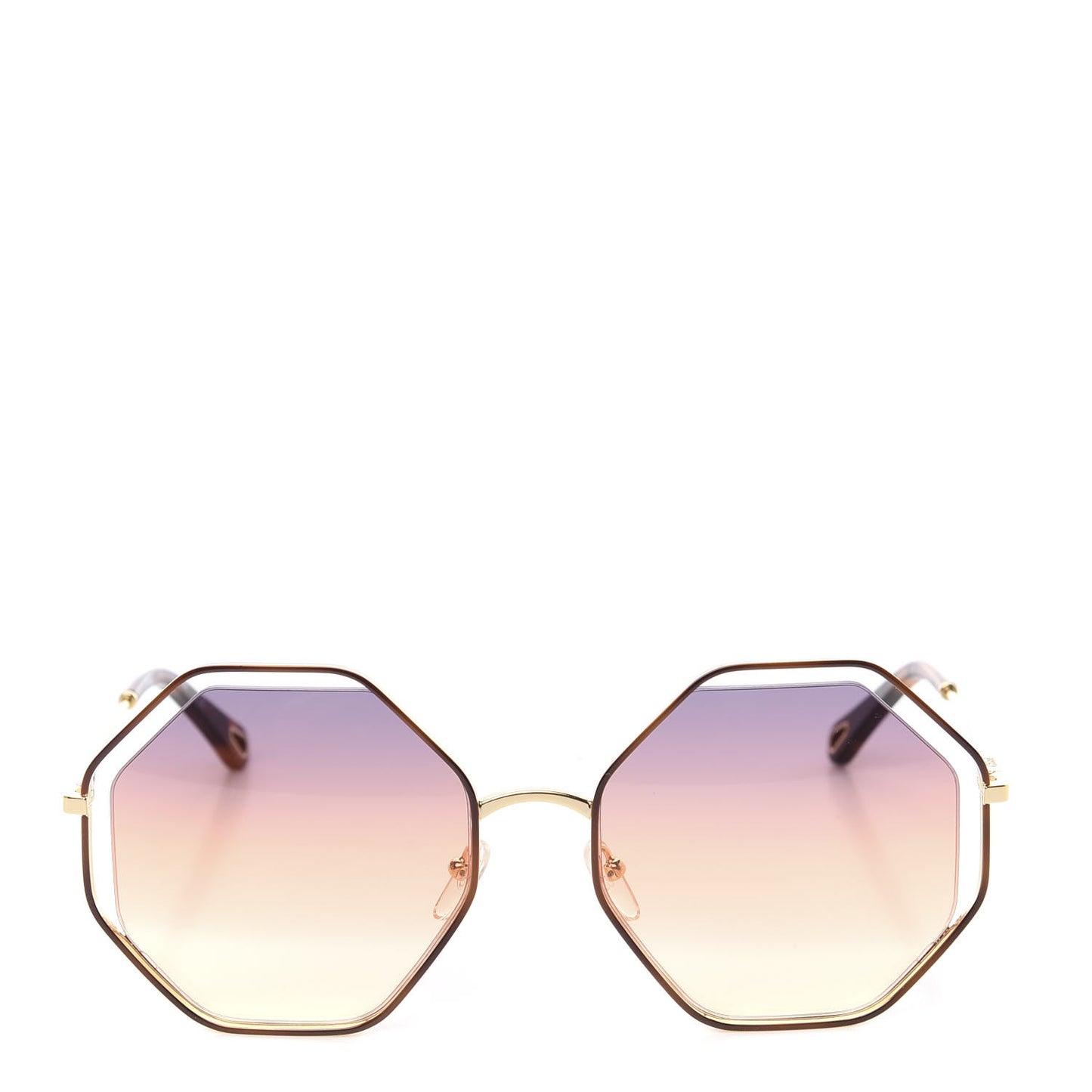 Poppy Geometric Sunglasses CE132S Havana Brown