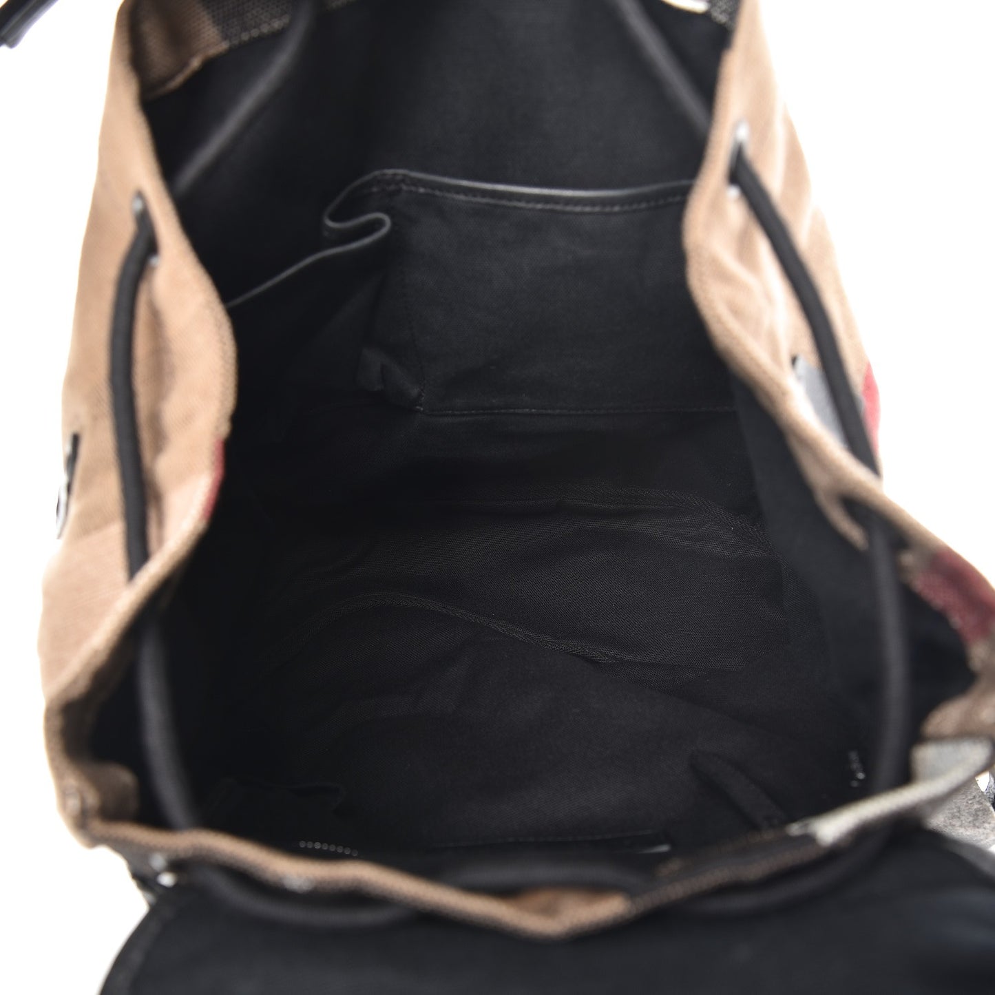 Canvas Mega Check Korbin Backpack Camel