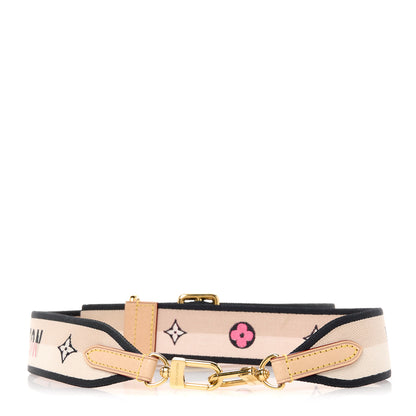 Louis Vuitton Jacquard Speedy Bandouliere 20 Shoulder Strap Black 1 of 3