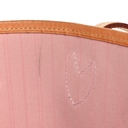 Louis Vuitton Damier Azur Neo Neverfull MM Rose Ballerine 16 of 17