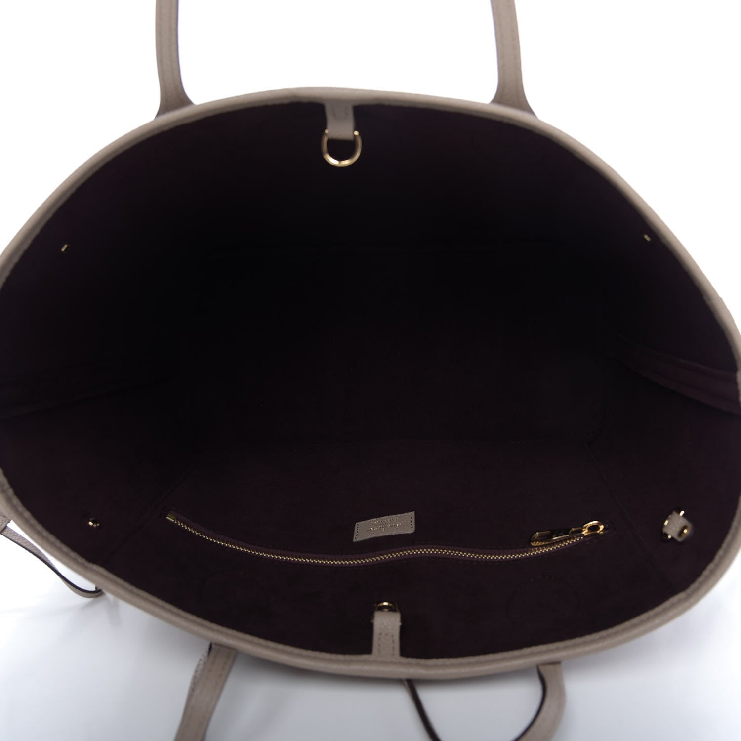 Louis Vuitton Empreinte Monogram Giant Neverfull MM Tourterelle 5 of 9