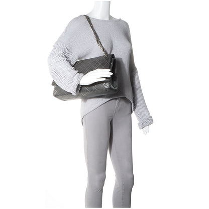 Chanel Aged Calfskin 2.55 Reissue 228 Flap Grey 2 of 8