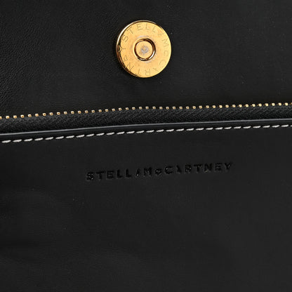 Stella McCartney Raffia Eco Alter Nappa East West Tote Natural Black 6 of 9