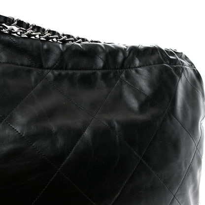 Chanel Shiny Calfskin Quilted Chanel 22 Black 12 of 12