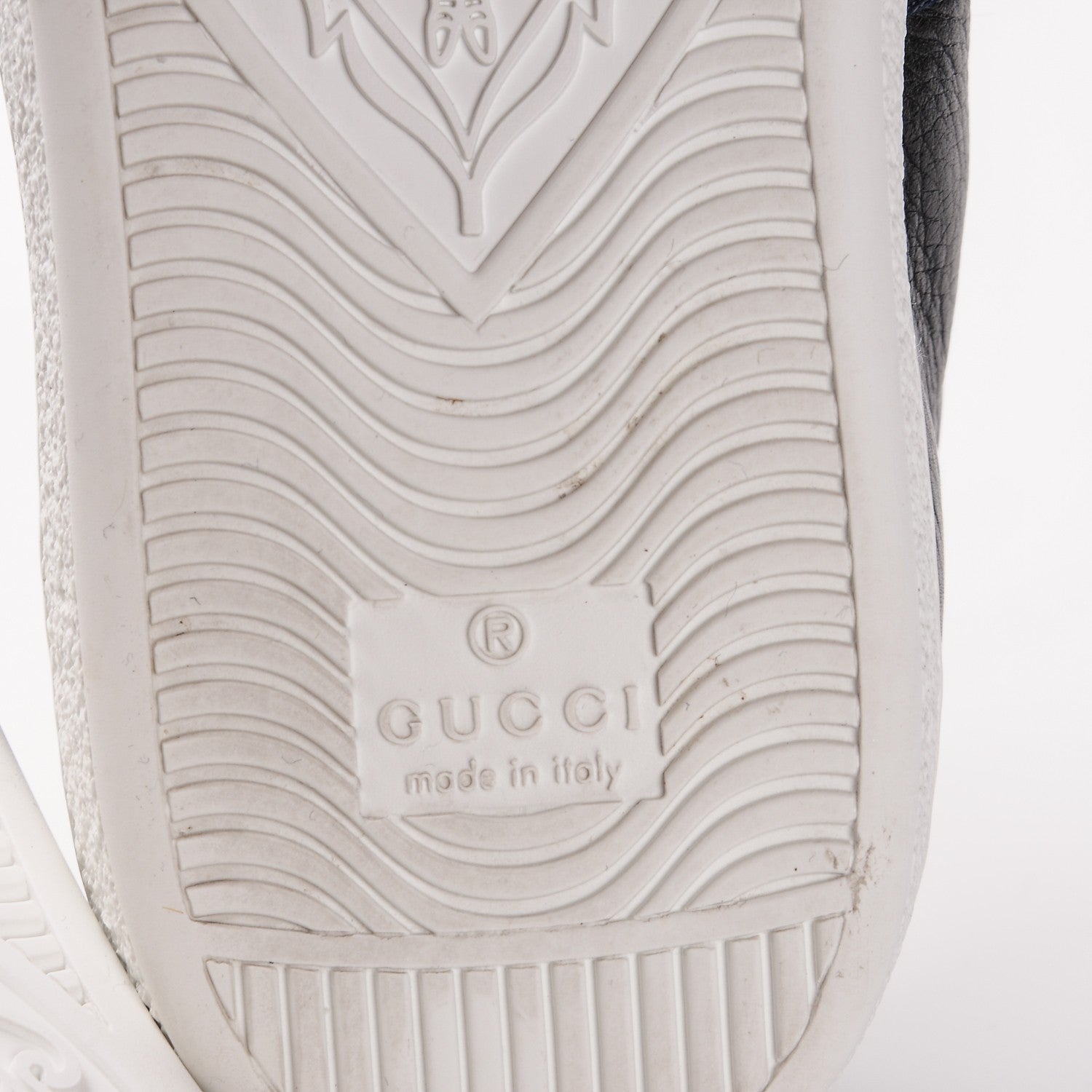 Gucci Calfskin Web Studded Ace Sneakers 36 Black 5 of 5