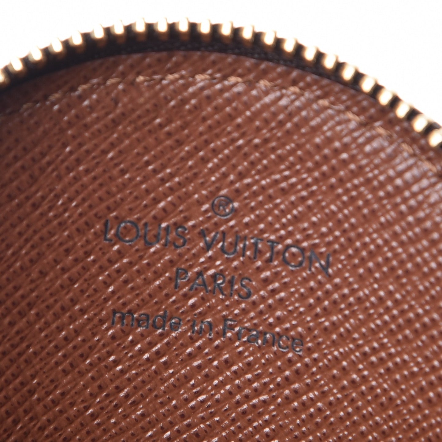 Monogram Round Coin Purse
