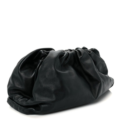 Bottega Veneta Smooth Butter Calf The Pouch Oversized Clutch Black 3 of 12
