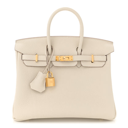 Hermes Togo Birkin 25 Craie 1 of 11