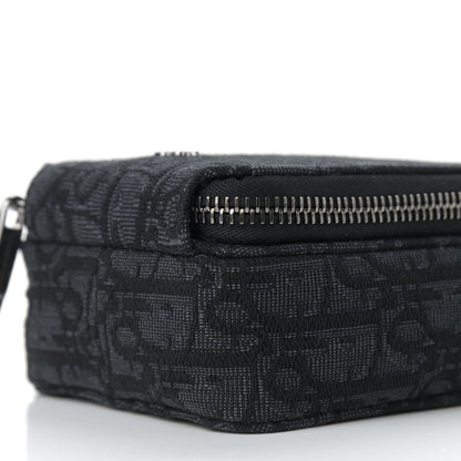 Christian Dior Oblique Crossbody Bag Black 7 of 8
