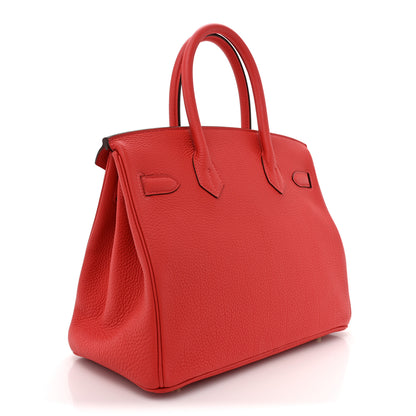 Hermes Togo Birkin 30 Rouge Pivoine 3 of 10