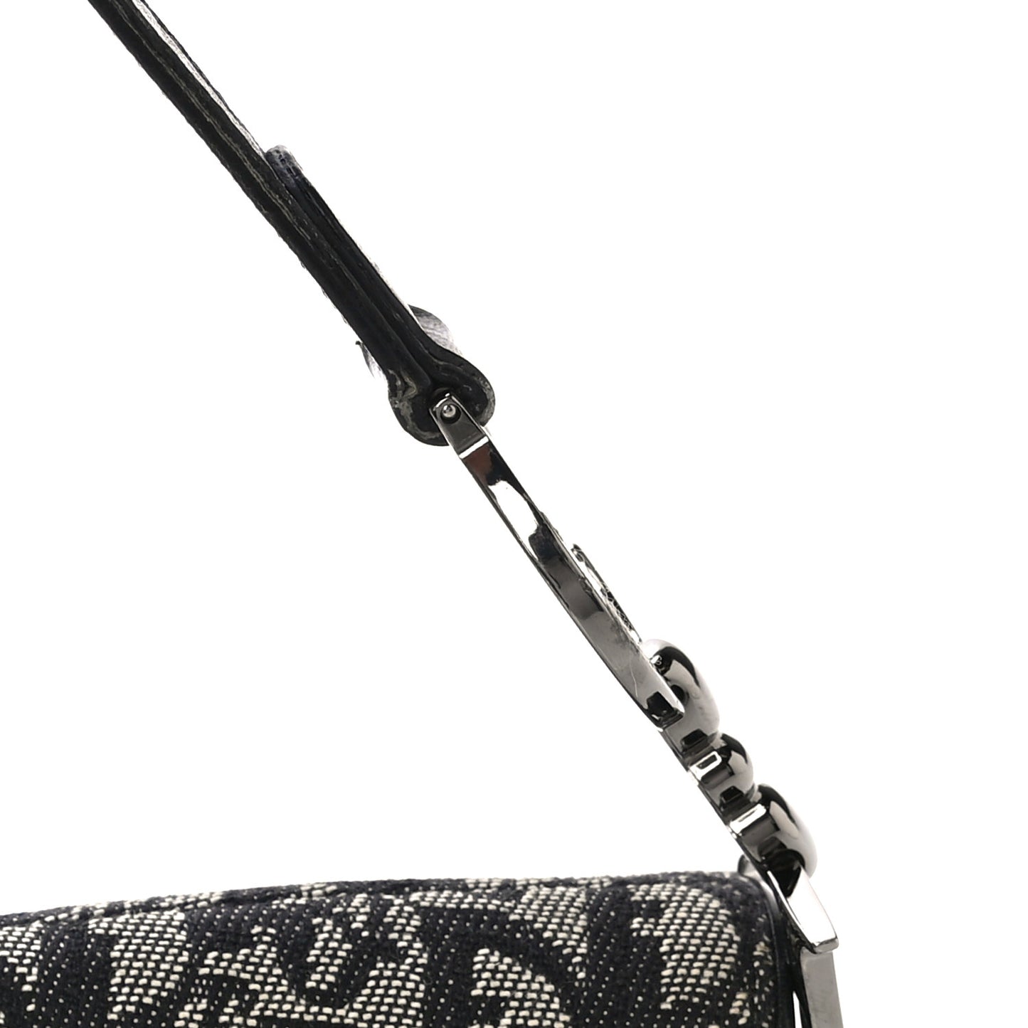 Monogram Saddle Bag Black